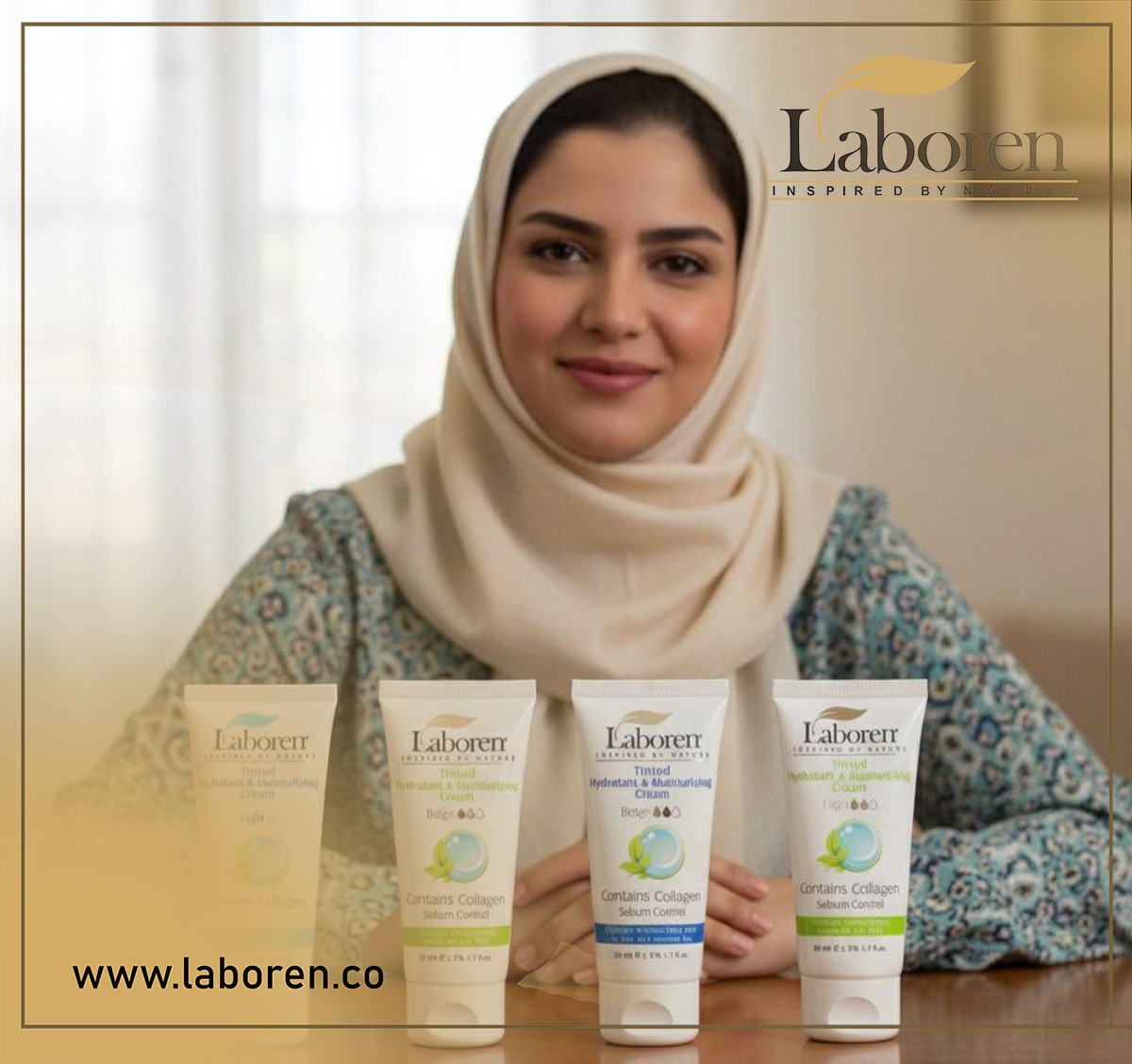 کرم های رنگی حاوی کلاژن