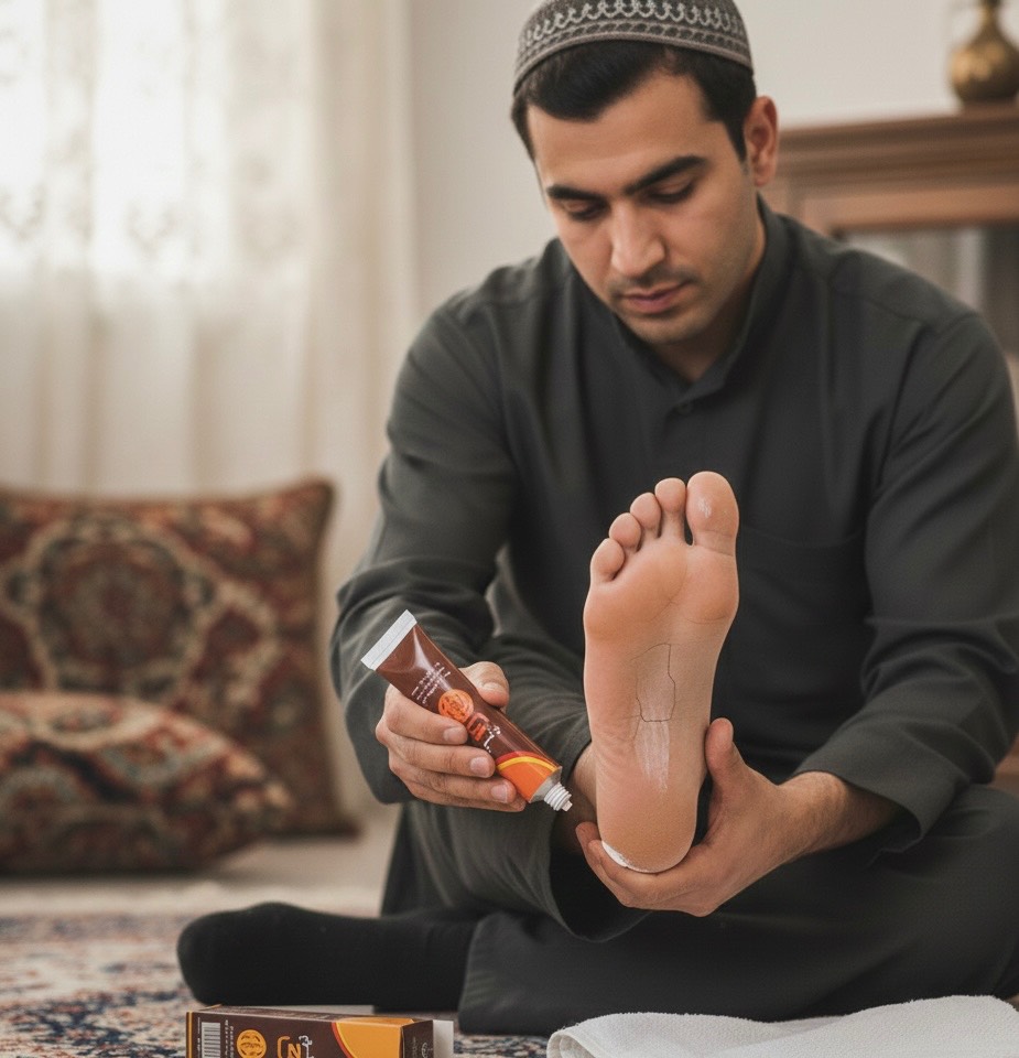 عوامل ایجاد ترک و خشکی پا و راه های کاهش آن و در نهایت لزوم استفاده مستمر و منظم از کرم ترک پای جی